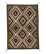 Navajo Crystal Rug c. 1940s, 71" x 51"