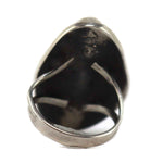 Navajo - Turquoise and Silver Ring c. 1940s, size 7.25
