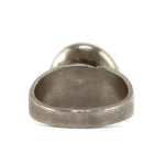 Southwest-Style - Fire Opal and Sterling Silver Ring c. 1960s, size 7.75