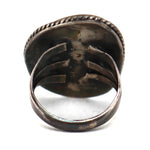 Navajo - Turquoise and Silver Ring c. 1960s, size 5.5