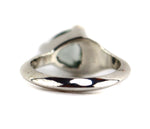 Sam Patania - "Brilliant Trillion Ring" Green Amethyst and Sterling Silver Ring, size 6.5