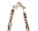 Navajo - Silver Beaded Necklace c. 1950-60s, 32" length