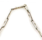 Zuni - Turquoise Needle Point and Silver Necklace and Post Earrings Set c. 1950s