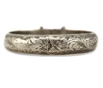 Mexican - Silver Bracelet with Clasp c. 1940s, size 7.5