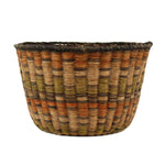 Hopi Polychrome Peach Basket c. 1930s, 5.875" x 9.625"
