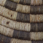 Hopi Coil Plaque with Squash Blossom Design c. 1900, 18" diameter