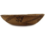 Apache Basket with Geometric Design c. 1890s, 4.25" x 18"