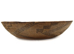 Apache Basket with Geometric Design c. 1890s, 4.25" x 18"