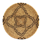 Large Seri Basket with Geometric Design c. 1950s, 4.75" x 20"