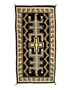 Navajo Dalutso Pictorial Rug c. 1920-30s, 92" x 47"