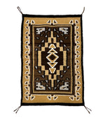 Navajo Two Grey Hills Rug c. 1950-60s, 38" x 26"