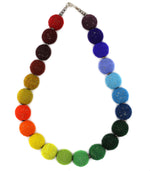 Marcus Amerman - Choctaw - Rainbow Bead Necklace, 20" length