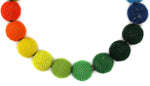 Marcus Amerman - Choctaw - Rainbow Bead Necklace, 20" length