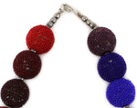 Marcus Amerman - Choctaw - Rainbow Bead Necklace, 20" length
