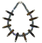 Marcus Amerman - Choctaw - Bullet and Swarovski Crystal Bead Necklace, 16" length
