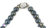 Marcus Amerman - Choctaw - Bullet and Swarovski Crystal Bead Necklace, 16" length