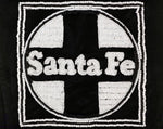 Marcus Amerman - Levi Strauss & Co. Black Denim and Wool Button Up Jacket with Beaded "Santa Fe" Design (Size X-Small)