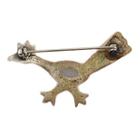 Navajo - Silver Roadrunner Pin c. 1940s, 1.25" x 1.875"
