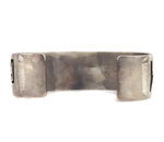 Hopi Silver Craft Guild - Sterling Silver Overlay Pictorial Bracelet c. 1970-80s, size 6.25