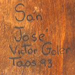 Gustavo Victor Goler - San Jose Retablo c. 1993, 4" x 2.5"