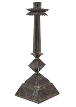 New Mexican Tin Candle Holder, 14.5" x 5" x 5.25"