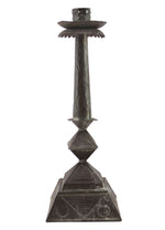 New Mexican Tin Candle Holder, 14.5" x 5" x 5.25"