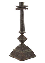 New Mexican Tin Candle Holder, 14.5" x 5" x 5.25"