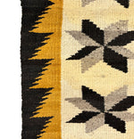 Navajo Crystal Runner with Valero Star Pictorials c. 1940s, 66" x 32"