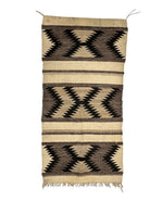 Navajo Crystal Gallup Throw c. 1900, 32" x 18.5"