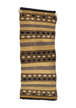Navajo Double Saddle Blanket c. 1930-40s, 54" x 20.5"