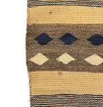 Navajo Double Saddle Blanket c. 1930-40s, 54" x 20.5"
