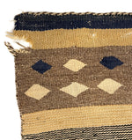 Navajo Double Saddle Blanket c. 1930-40s, 54" x 20.5"