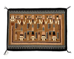 Mary Jumbo - Navajo Yei Pictorial Rug c. 1960s, 36" x 51"