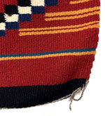 Navajo Ganado Rug with Spiderwoman Crosses c. 1980s, 62" x 44"