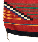 Navajo Ganado Rug with Spiderwoman Crosses c. 1980s, 62" x 44"