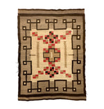 Navajo Crystal Rug c. 1915-20s, 53" x 38.5"