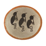 Emma Lewis (1931-2013) - Acoma Polychrome Kokopelli Bowl c. 1970s, 2" x 2.25"