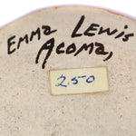 Emma Lewis (1931-2013) - Acoma Polychrome Kokopelli Bowl c. 1970s, 2" x 2.25"