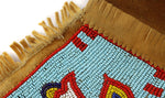 Pair of Northwest Coast Alaskan Beaded Leather Gauntlets with Floral Design c. 1920s, 16" x 11"