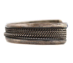 Navajo - Sterling Silver Bracelet with Rope Design c. 1940-50s, size 6