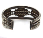 Navajo - Persian Turquoise and Silver Bracelet c. 1960s, size 6.25