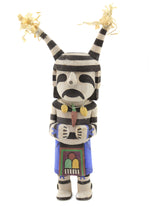 Kevin Sekakuku (b. 1977) - Hopi Koshare Kachina c. 2000s, 12.5" x 6.25" x 3.5"