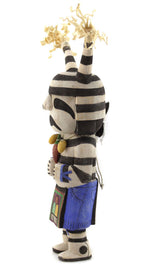 Kevin Sekakuku (b. 1977) - Hopi Koshare Kachina c. 2000s, 12.5" x 6.25" x 3.5"