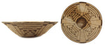 Pima Plaque with Geometric Design c. 1900, 16.5" diameter