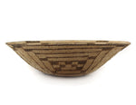 Pima Plaque with Geometric Design c. 1900, 16.5" diameter