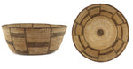 Pima Basket with Geometric Design c. 1920s, 4.5" x 10"