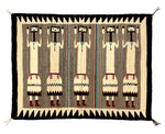 Mrs. John Caboni - Navajo Yei Pictorial Rug c. 1960s, 38" x 50"