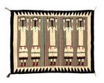 Mrs. John Caboni - Navajo Yei Pictorial Rug c. 1960s, 38" x 50"