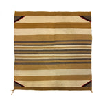 Navajo Single Saddle Blanket c. 1950s, 29" x 28.75"
