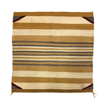 Navajo Single Saddle Blanket c. 1950s, 29" x 28.75"